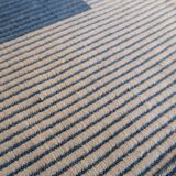 Tapis Vintage Dhurri Indien en Coton (141cm x 193cm), Années 1970, Élégance