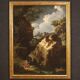 Painting wooded landscape with St. John the Baptist from 18th century