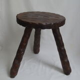 Wooden tripod stool