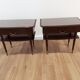 Pair of bedside tables, Denmark, 60s