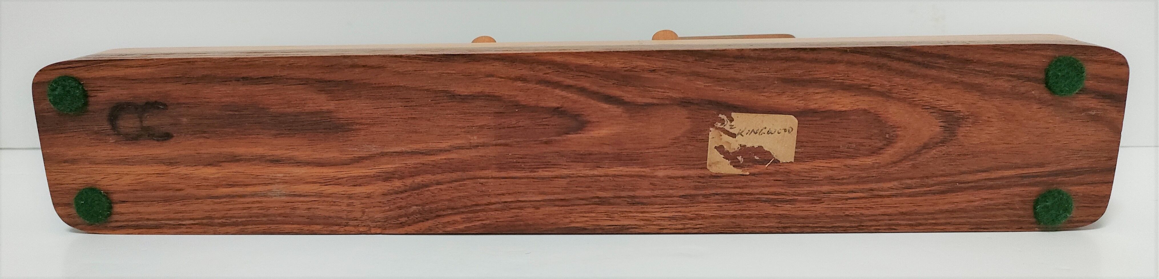 Kayak scale model violet wood
