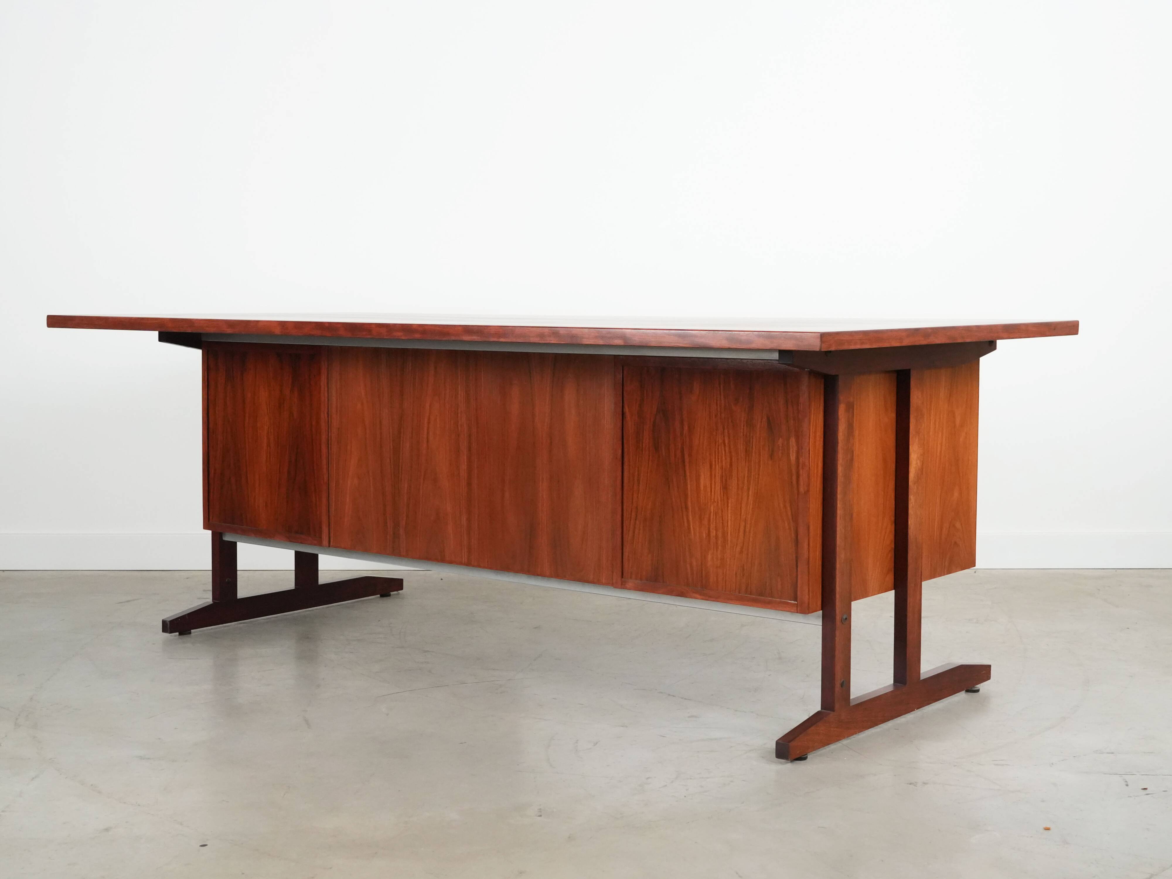 Rosewood desk, Danish design, 1970s, production: Denmark