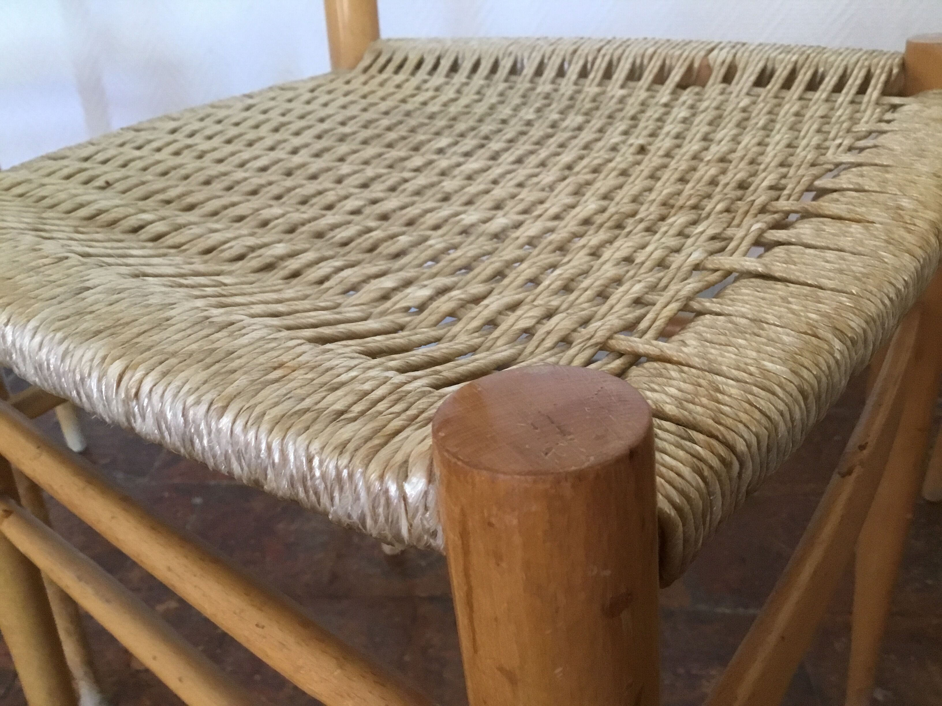 Set of 4 chairs 1950 made in italy