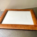 Cuir ancien avec dorure dimensions du cadre 31 cm x 25 cm