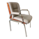 Wood and chrome armchair from the 70s.