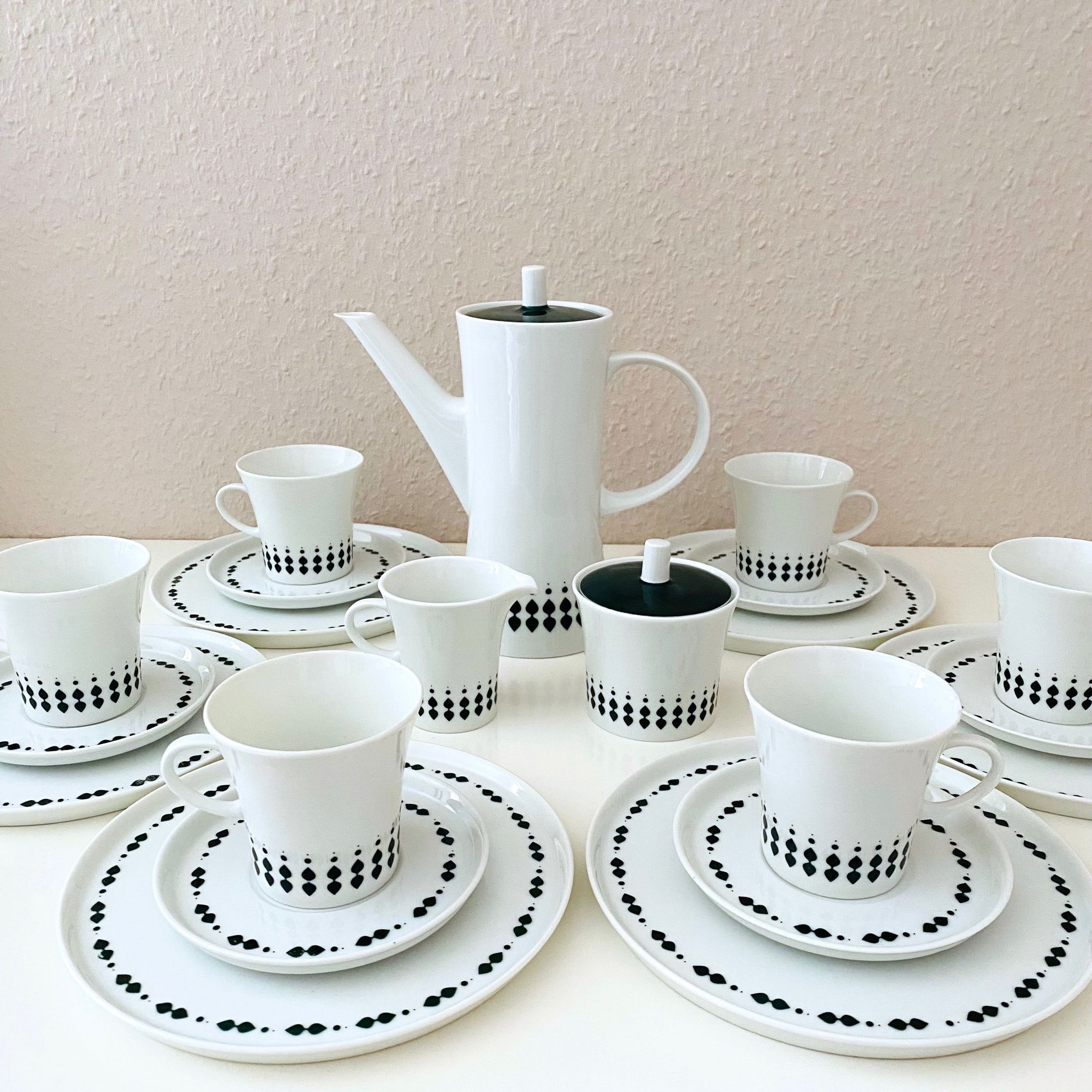 Melitta Paris for 6 persons, Jupp Ernst, 60's tableware