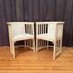 Pair of armchairs designed by Josef Hoffmann for Cabaret Fledermaus, Austria