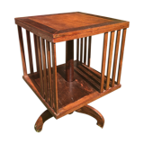 Exotic wooden swivel library