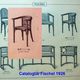 Two Art Deco Fischel armchairs upholstered in cream leather - 1925 - No Thonet