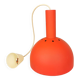 Vintage Orange Chrome Pendant Light: 1970s Space Age Lamp