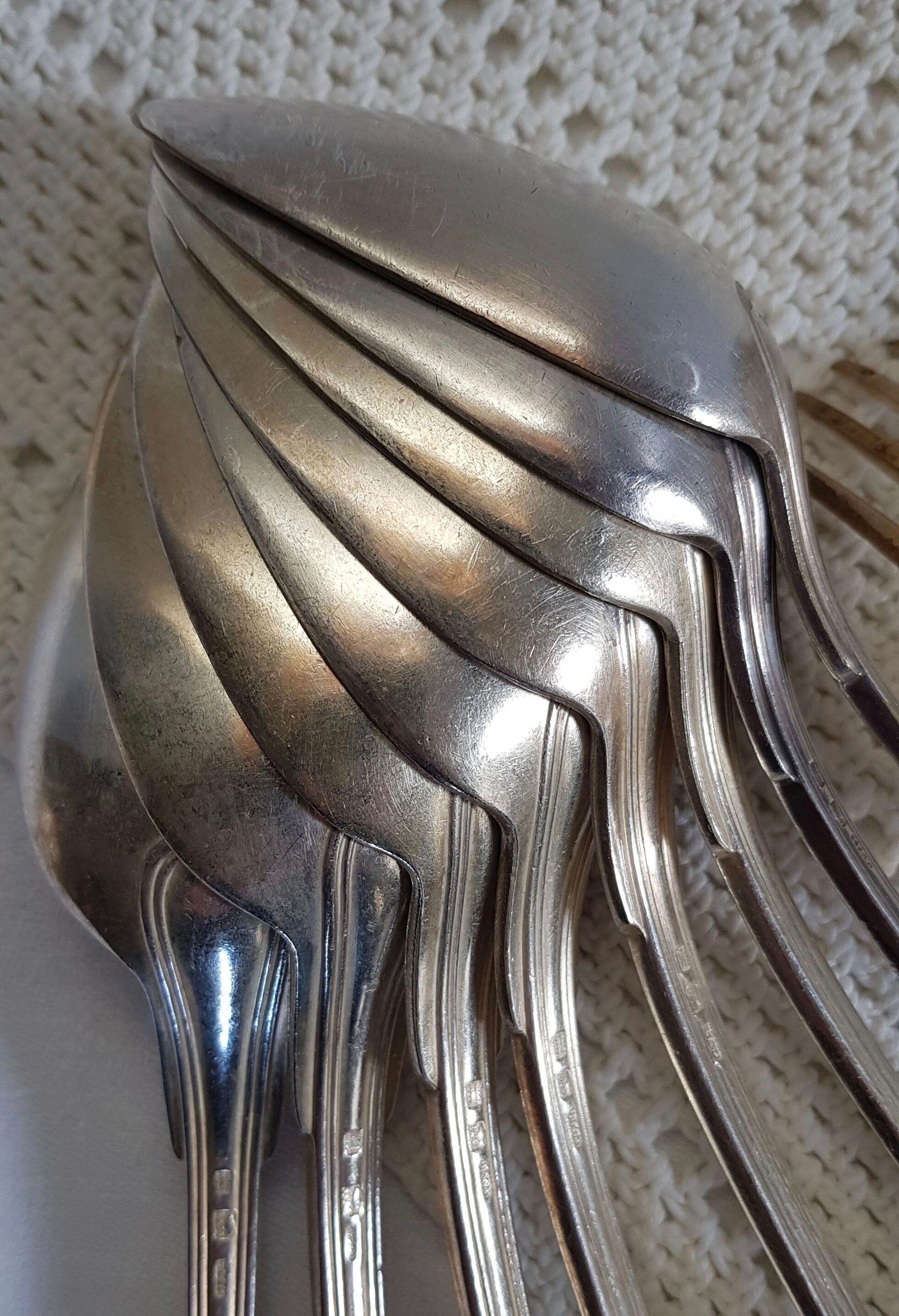 Silver metal housewife