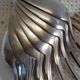 Silver metal housewife