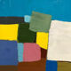 Tableau huile au couteau abstrait contemporain