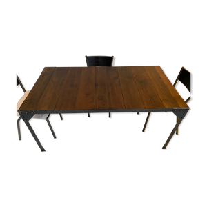 table à manger industrielle