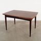 Table en palissandre, design danois, années 1970, production : Danemark