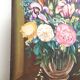 Oil on canvas flower
