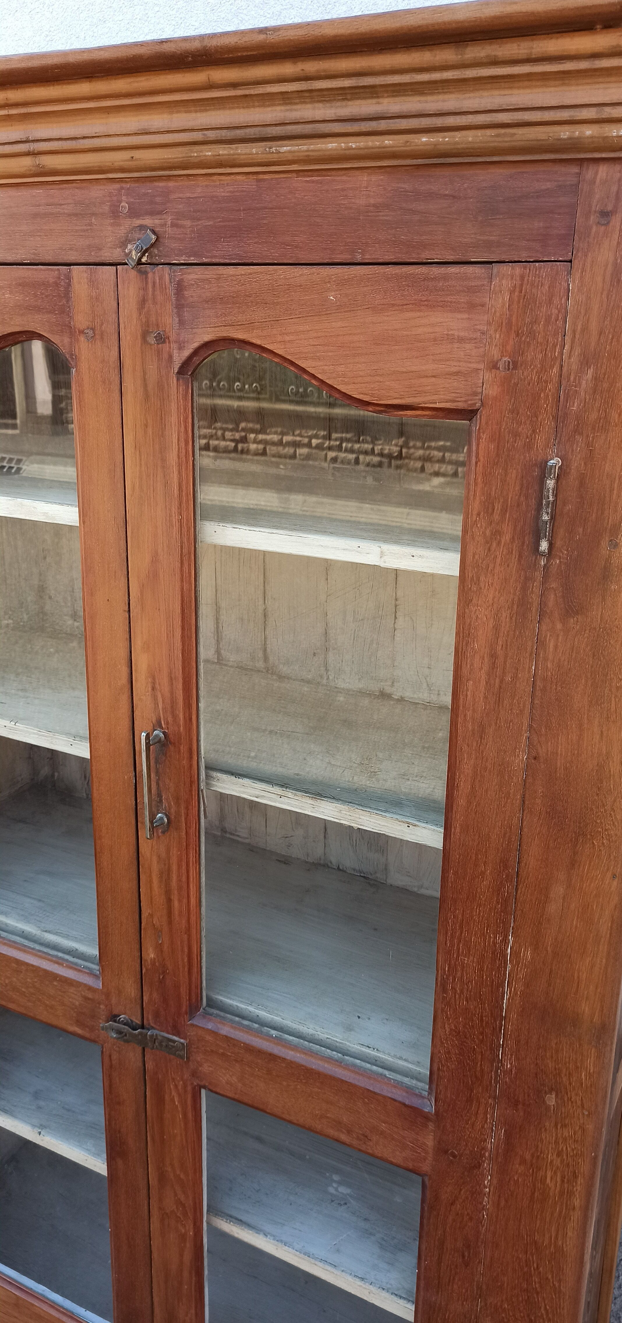 Glazed wooden cabinet