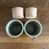 Pots à épices en grès Bourdon Frère Paris