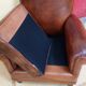 French Club Armchair in Havana leather
