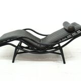 Rattan Chaise Longue, 1980s