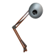 Articulated industrial workshop lamp