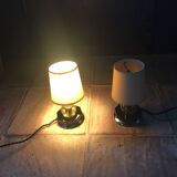 Pair art deco lamps