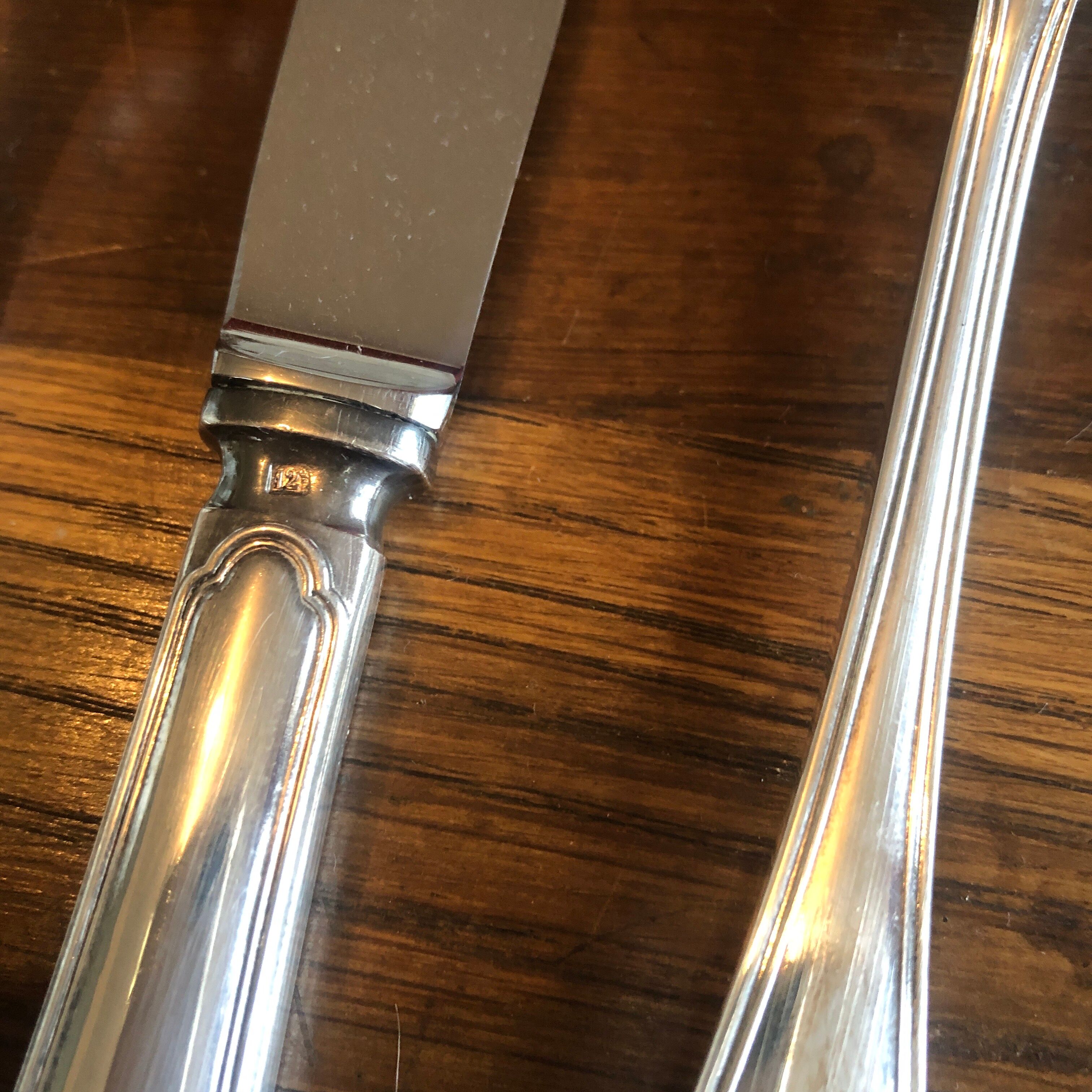 1 set 4 silver metal cover