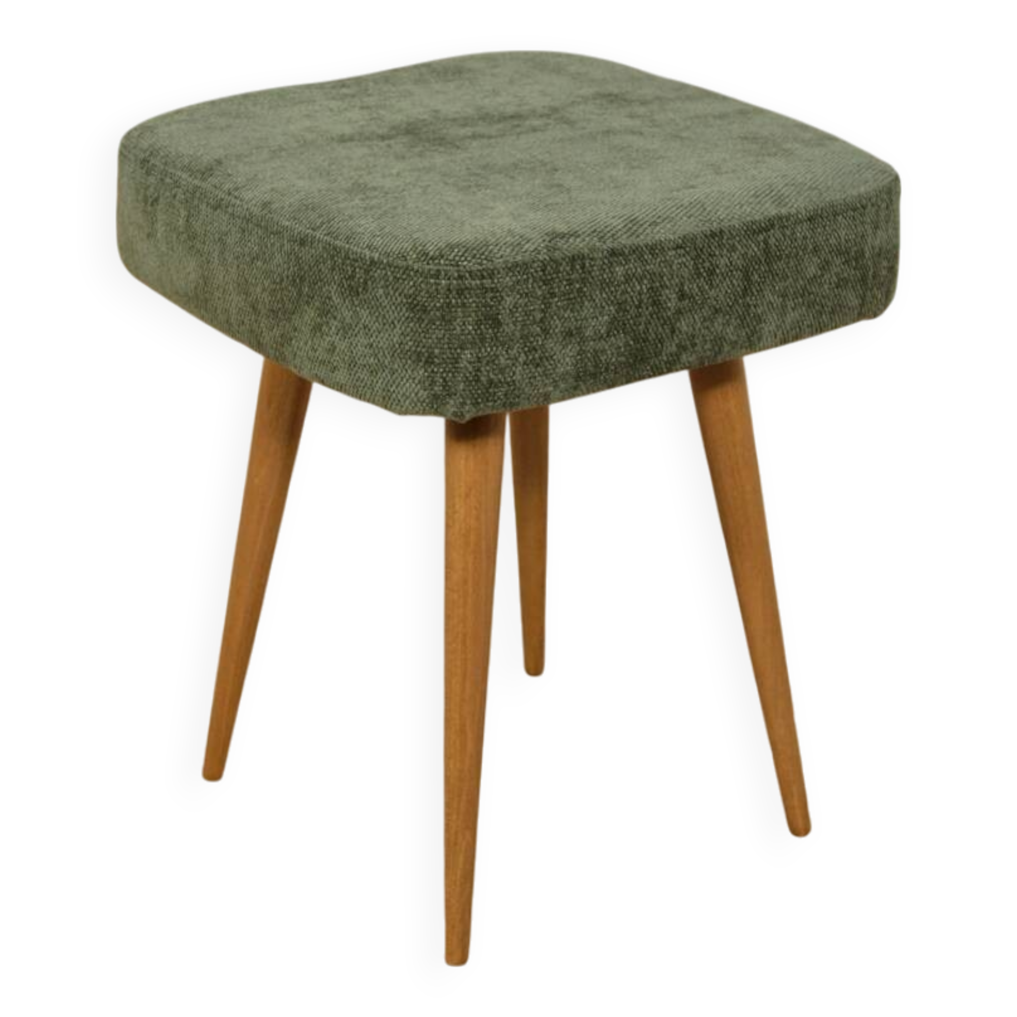Mid-Century Teak Stool, Poland, 1970s