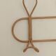 Wall-mounted coat rack imitation wicker