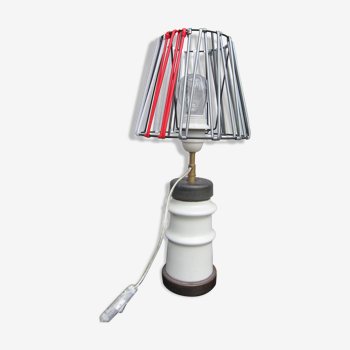 Lampe phare scoubidous tricolores