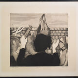 'Sally Army' Etching by Margaret Sheaff