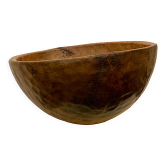 Old Tuareg wooden bowl