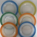 6 assiettes marguerite Duralex
