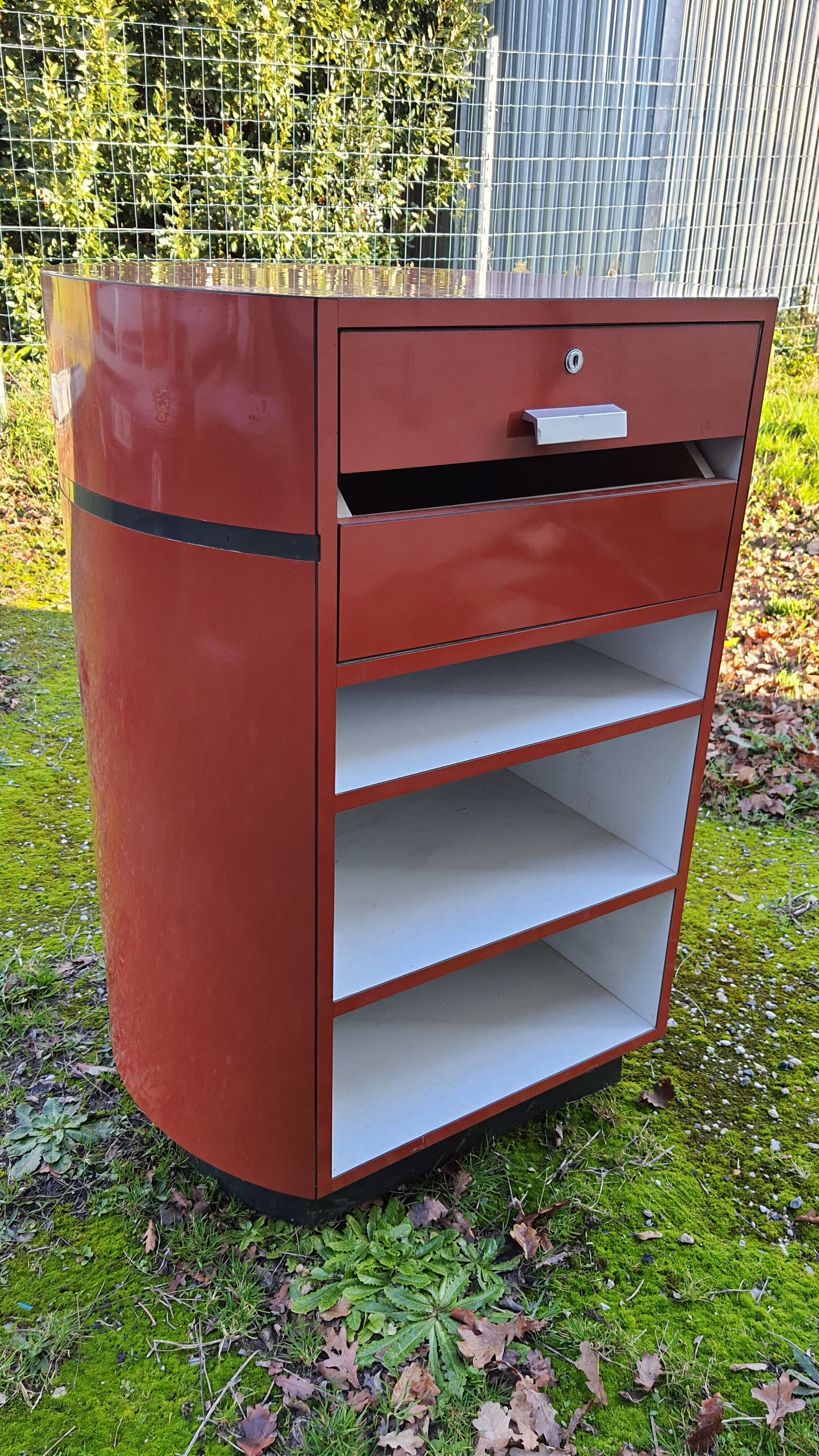 Cash desk, furniture trade, vintage