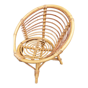 Fauteuil rotin enfant