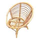 Rattan armchair for children