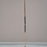 Tripod floor lamp in brass and bakelite 1950