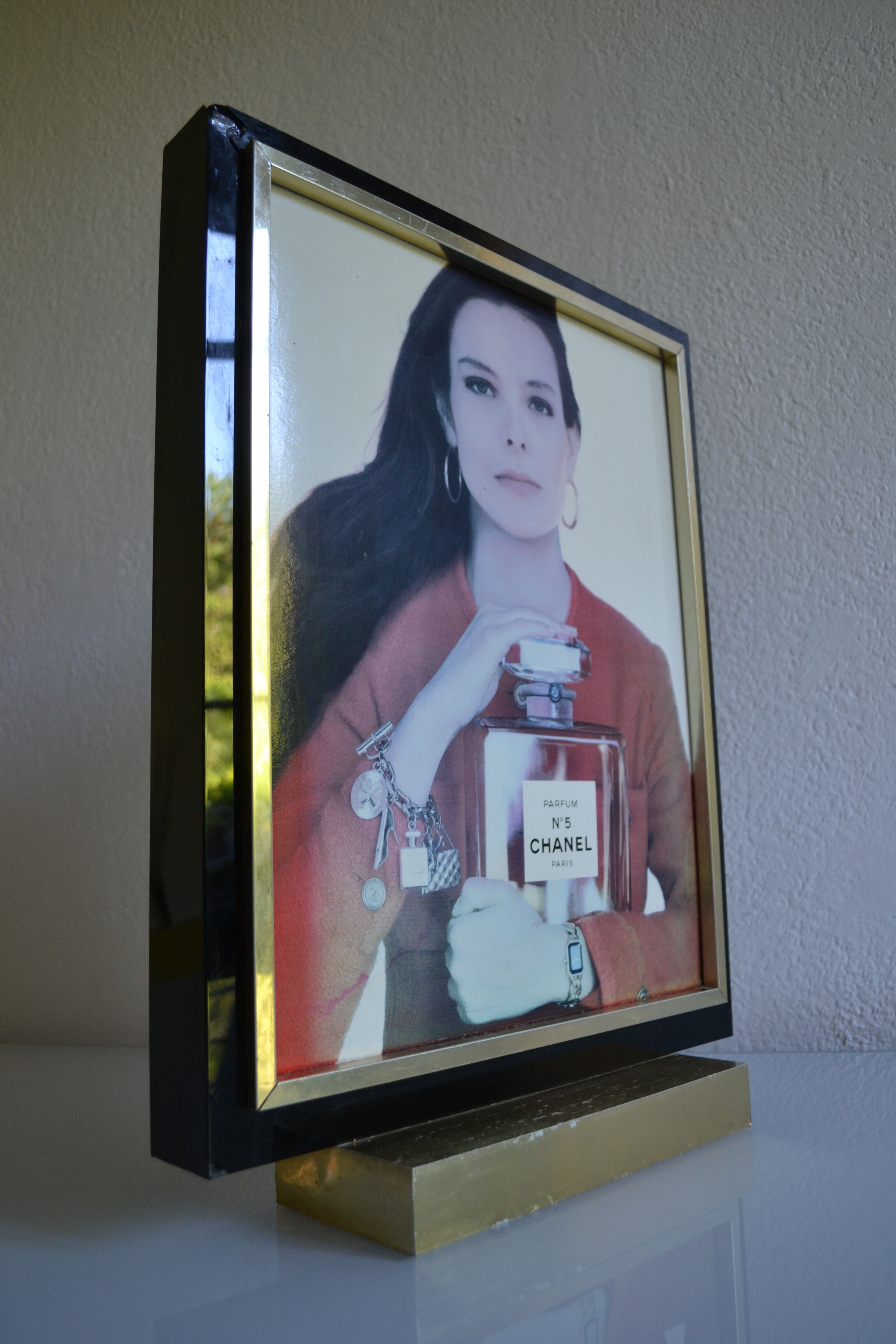 Vintage chanel boutique advertising sign n°5