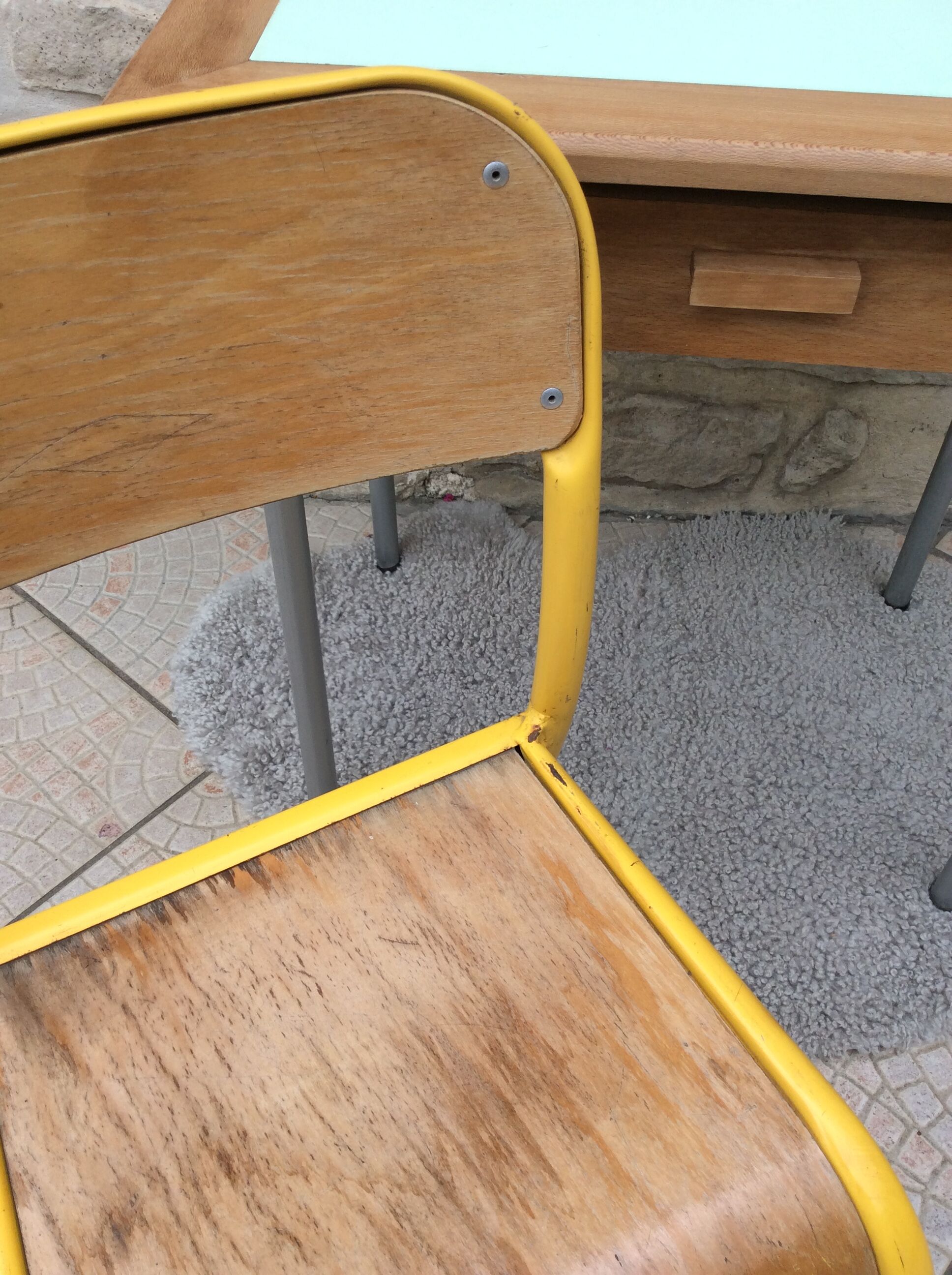 Bureau écolier et sa chaise