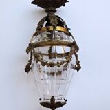 Lantern suspension of gilded bronze vestibule of the period of the XX th century