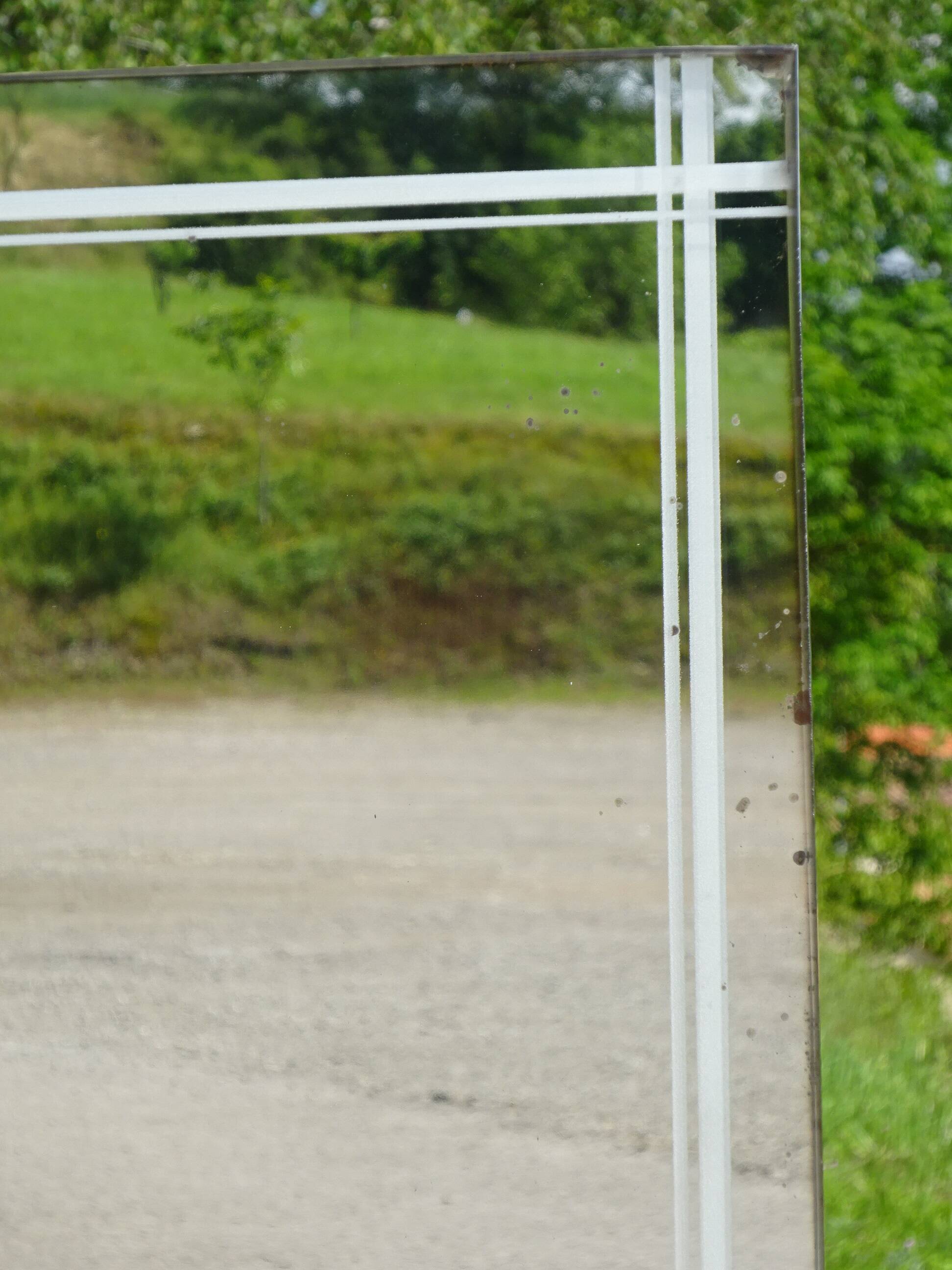Small Art Deco dressing table in light wood