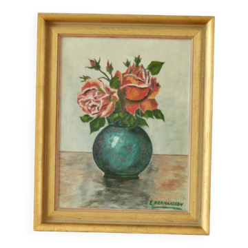 « Vase nature morte » par E. Hermansson