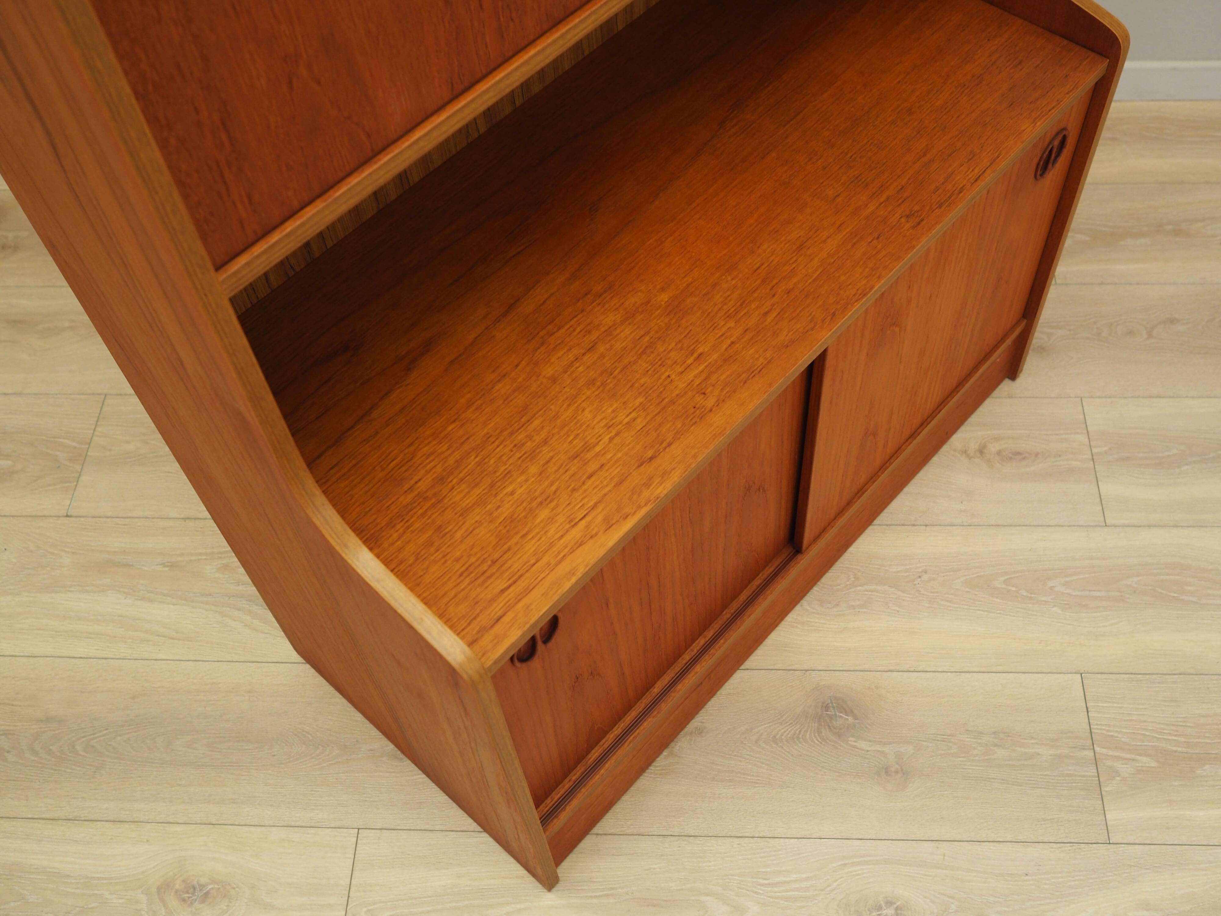 Teak bookcase, Danish design, 1960s, production: Denmark