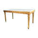 Table basse bois doré plateau marbre ancien table d'appoint