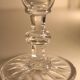 Suite of 3 St. louis cut Crystal champagne flutes