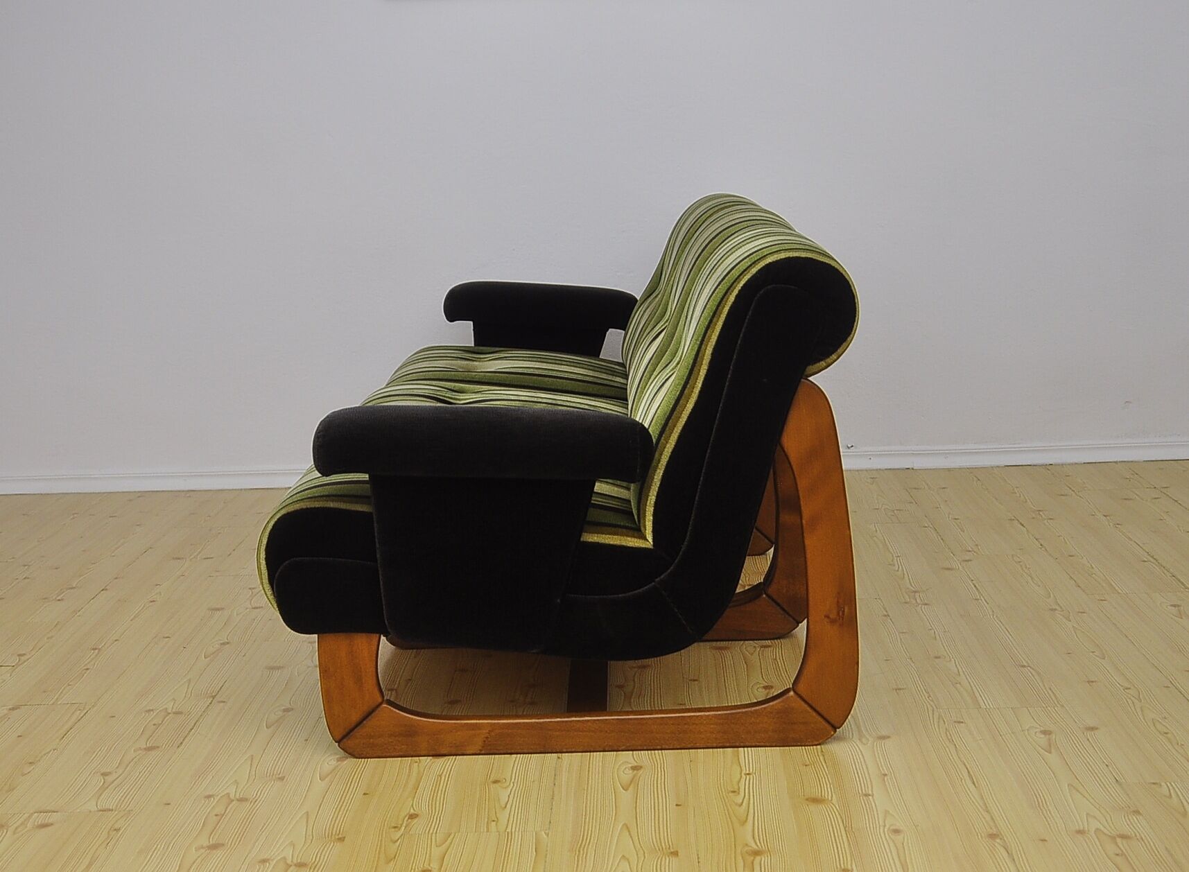 Vintage striped modular sofa, 1970s