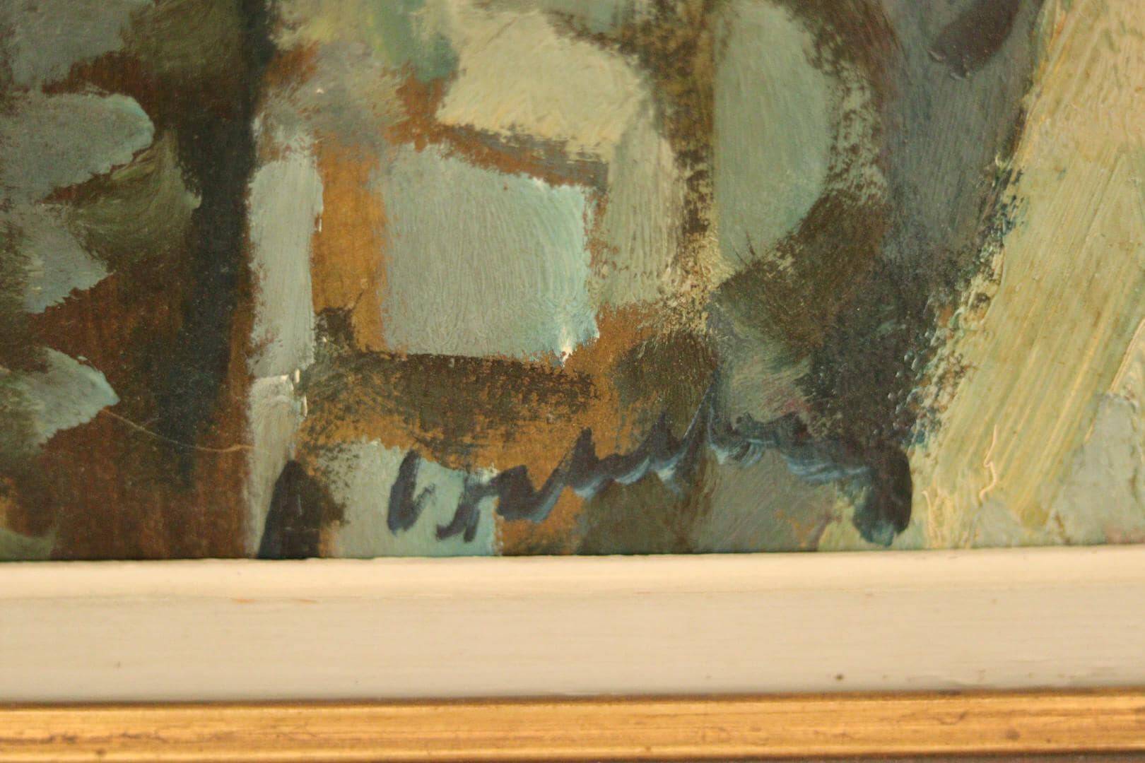 "Motif of the Southern Village" by Bertil Wahlberg