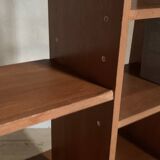 Scandinavian teak bookcase divider