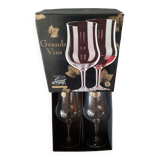 2 large Cristal d’Arques glasses Original box