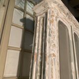 Showcase furniture style lacquered wood XX century